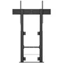 AISENS Soporte de TV de Suelo y Pared con Manivela 60-100 pulgadas, Negro